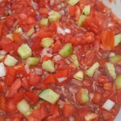 A picture of Cucumber kachumbari.