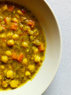 Una foto de Garbanzos con espinacas