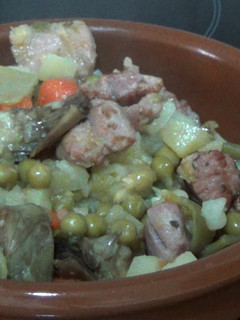 Una foto de Menestra de verduras (con pavo)