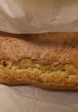 Une photo de Cake beurre de cacahuète et pépites de schokobons