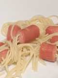 Fideos con salchicha