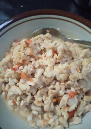 Foto resep Tempe rebus pedes bumbu kencur