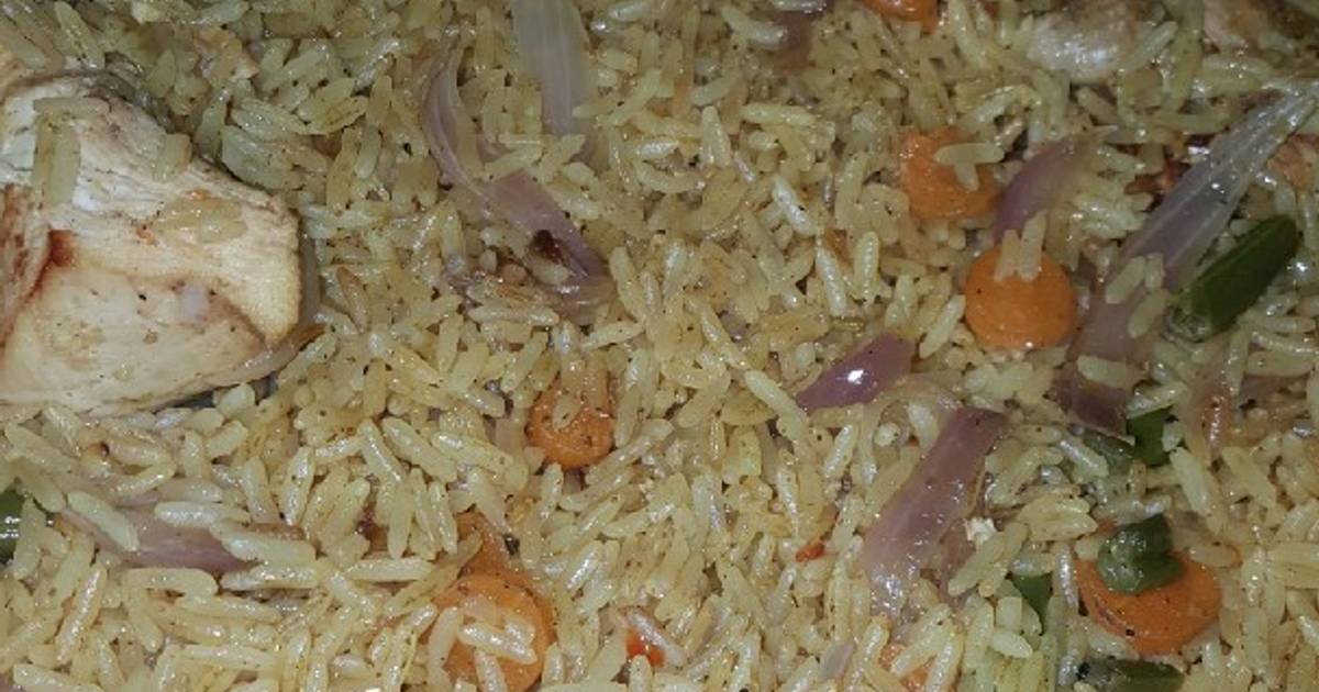 Spicy Chicken Rice Recipe by Ummita S B Cookpad