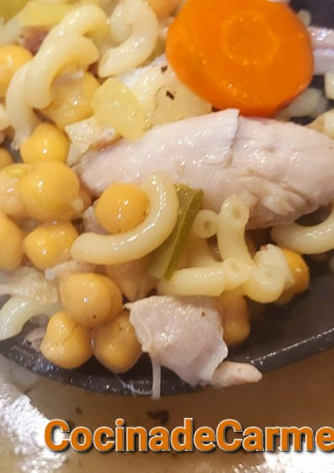 Una foto de Cocido sencillo improvisado