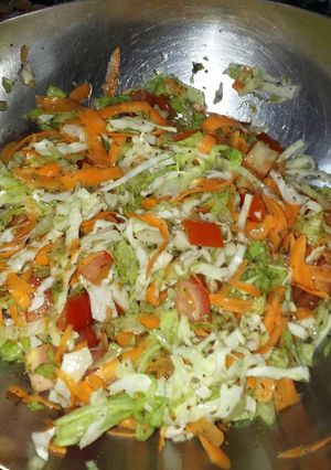 Una foto de Ensalada de lechuga