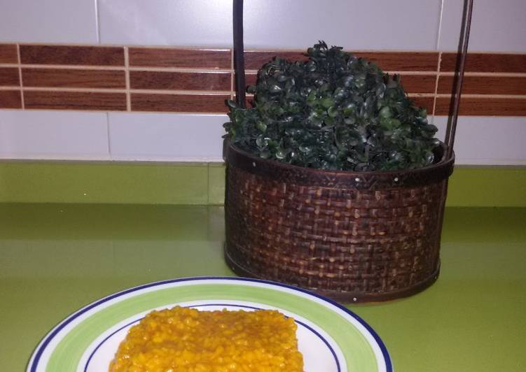 Arroz meloso sabor a paella
