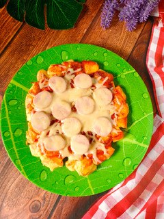 Foto resep Pizza Roti Tawar Melt Cheese