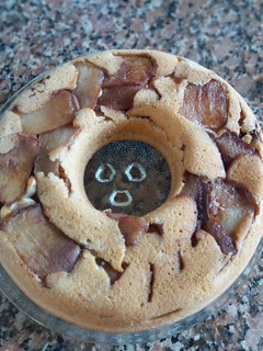 Una foto de Torta de manzana con canela