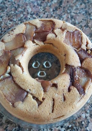 Una foto de Torta de manzana con canela