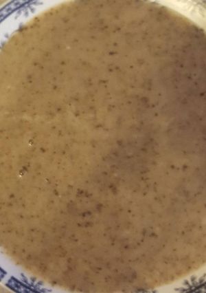 صورة لوصفة شوربة الفطر