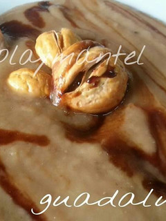 Una foto de Puré de castañas asadas con reducción de vinagre de Pedro Ximenez en GME, GMF y tradicional