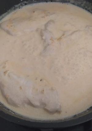 Una foto de Pechuga de pollo en salsa