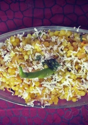 A picture of Veg sabudana khichdi.