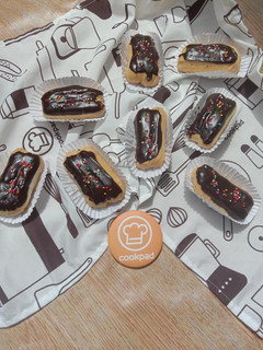 Foto resep Eclair Vla Susu (Kue Soes Klasik)