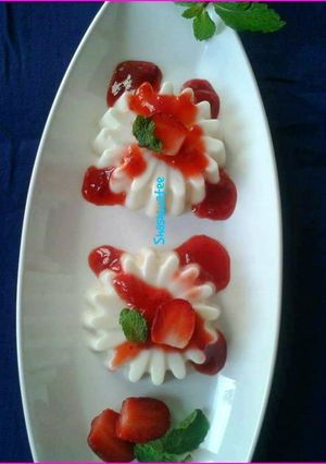 A picture of Ginger panna-cotta.