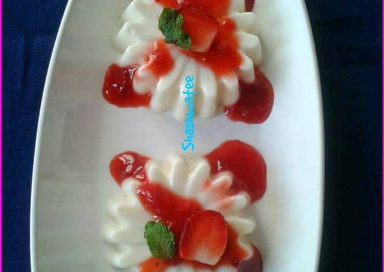 Ginger panna-cotta