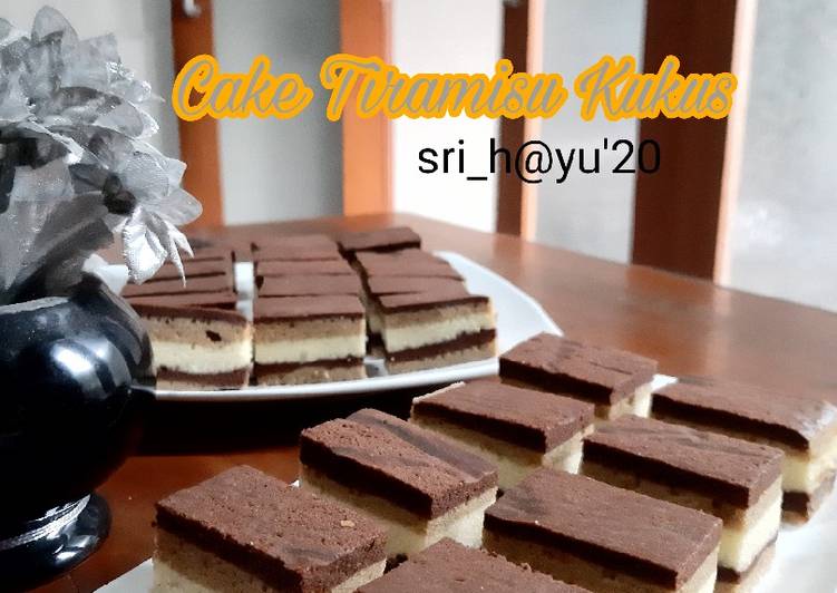 Cara olah Cake Tiramisu Kukus  Mudah