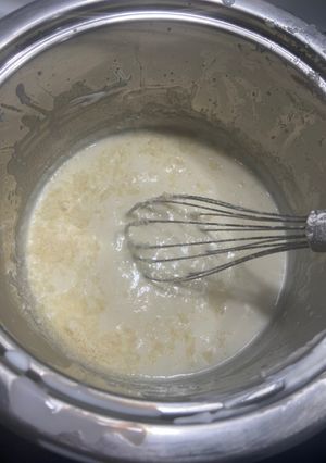 Una foto de Salsa de queso (Saona) para patatas fritas/asadas
