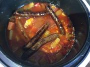 Une photo de couscous merguez