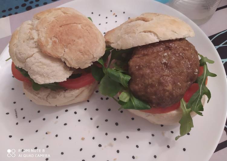 Hamburguesas caseras de ternera