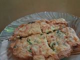 Telur Dadar Mie dan Bayam