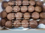 Une photo de biscuit vegan