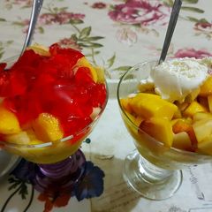 A picture of Mango Tango Custard.