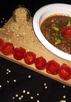 A picture of Chana daal gosht.