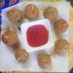 A picture of Spicy Potato and Chicken Ball.