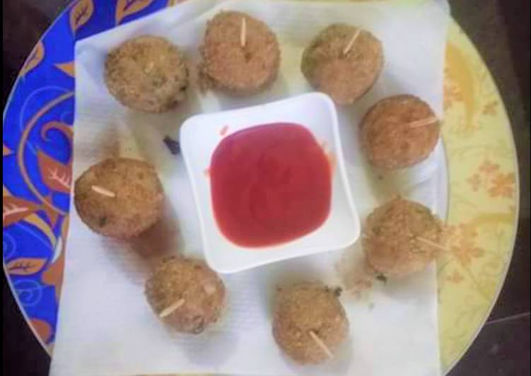 Simple Way to Make Perfect Spicy Potato and Chicken Ball