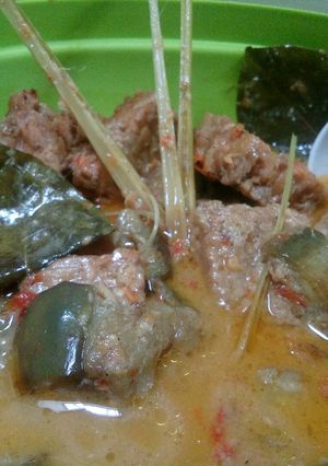 Foto resep Tempe terong kuah sambal bajak