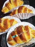ميني كرواسون 🥐 مالح محشي بجبنة موتزاريلا