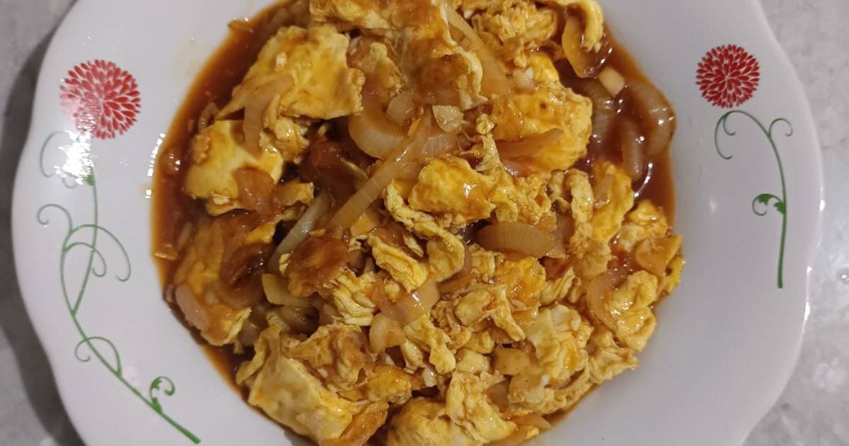 Resep Telur Orak Arik Asam Manis Rasanya Maknyus