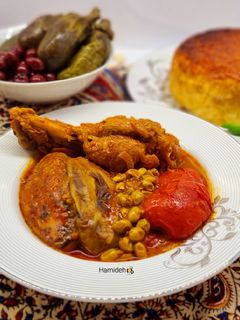 عکسی از دستور مسما بادمجون با بوقلمون😋
