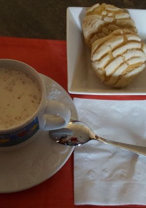Una foto de Atole de avena