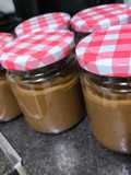 Natillas de caqui y cacao