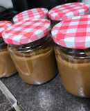 Natillas de caqui y cacao