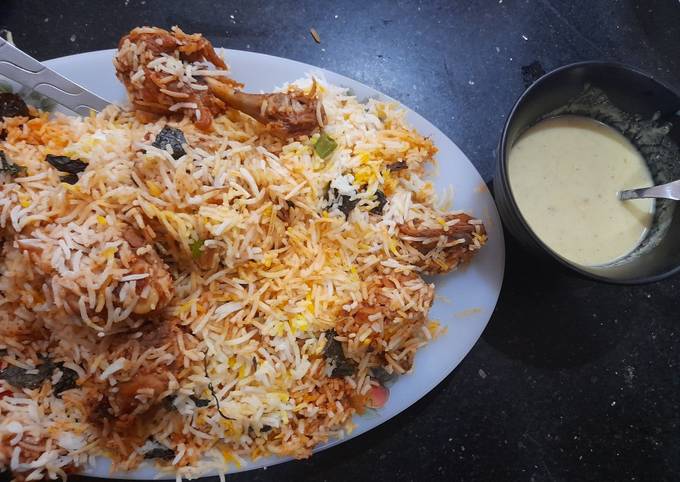 Chicken tikka biryani