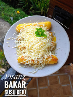 Foto resep Pisang Bakar Susu Keju