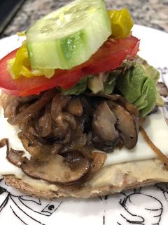 Foto resep Vegetarian Sandwich HUMMUS MUSHROOM