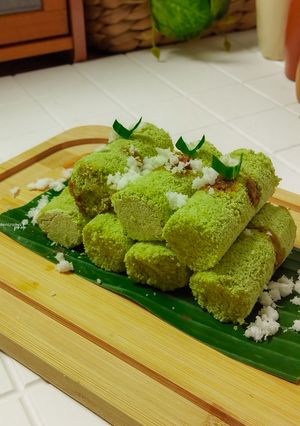 Foto resep Kue Putu (tanpa cetakan bambu)