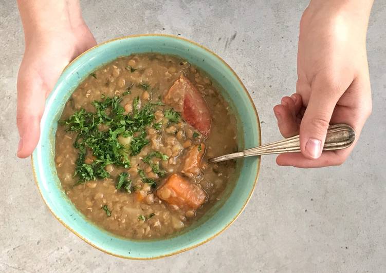 Lentejas con chorizo fáciles y deliciosas