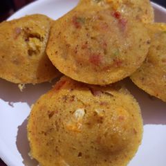 A picture of Stuffed idli.