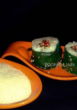 A picture of Farali Sushi roll.