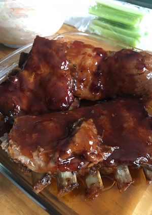 A picture of Sweet and Sour Pork Ribs.