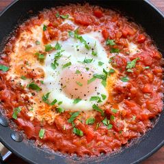 A picture of Shakshouka.