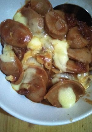 Foto resep Rice bowl sosis mozarella alakadarnya😀