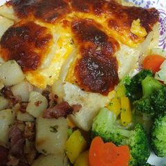 A picture of Turnip Au Gratin.