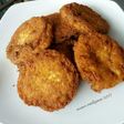 Telor goreng kelapa kornet
