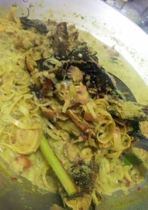 Foto resep Gulai ikan salai baung kecombrang (kincuang)